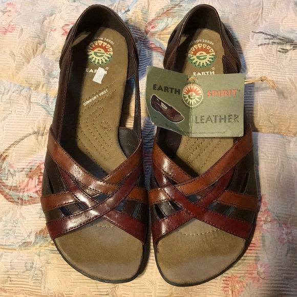 earth spirit closed toe sandals